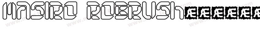 Masiro RoBrush字体转换